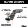 CURT 45332 Loaded Magnum Forged Ball Mount