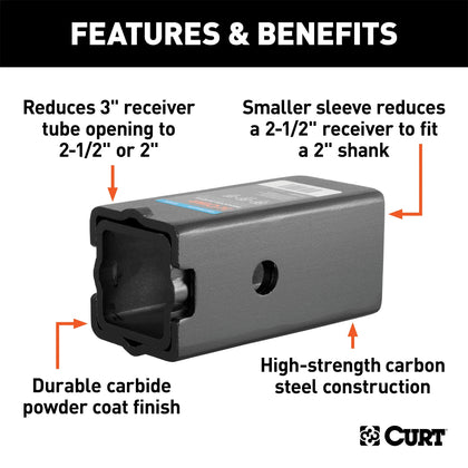 CURT 45408 Receiver Adapter