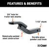 CURT 45510 Class II Ball Mount