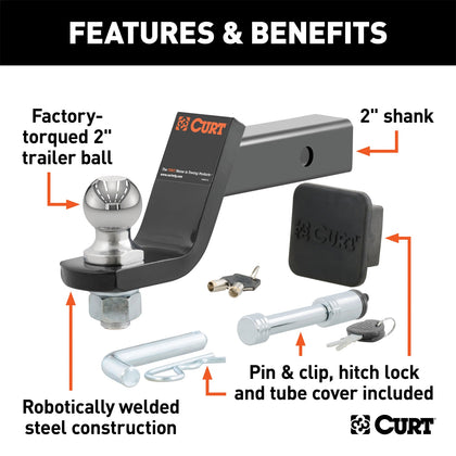 CURT 45554 Class III Tow Starter Kit
