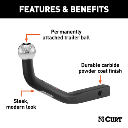 CURT 45561 Euro Ball Mount