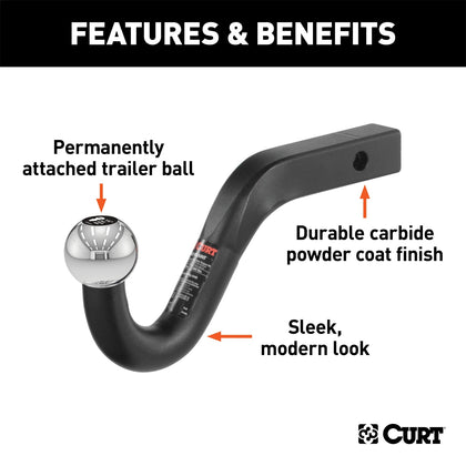 CURT 45581 Euro Ball Mount