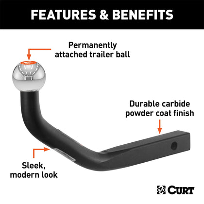 CURT 45592 Euro Ball Mount