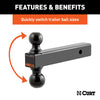 CURT 45660 Class III/IV Multi Ball Mount