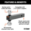 CURT 45665 Class III/IV Multi Ball Mount