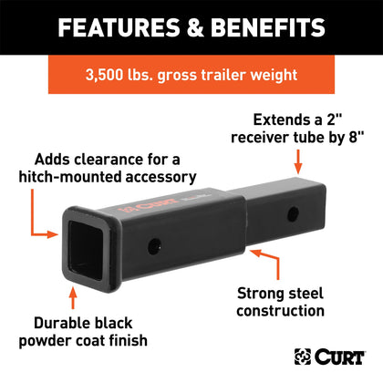 CURT 45791 Receiver Adapter