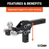 CURT 45799 Class III/IV Multi Ball Mount