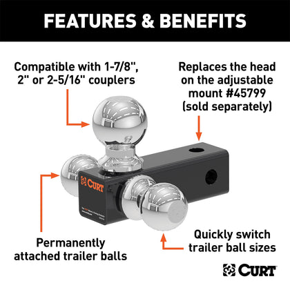 CURT 45800 Replacement Multi Ball