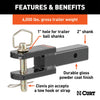 CURT 45821 Clevis Pin Ball Mount