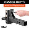CURT 45901 Channel Style Adjustable Ball Mount Tongue