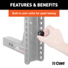 CURT 45907 Adjustable Channel Ball Mount