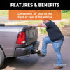 CURT 45909 Adjustable Channel Mount Hitch Step