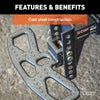CURT 45909 Adjustable Channel Mount Hitch Step
