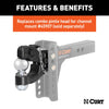 CURT 45920 Channel Style Forged Pintle With Ball