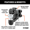 CURT 45922 Combination Ball/Pintle Hook