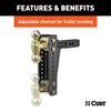 CURT 45926 Adjustable Channel Mount