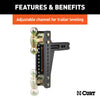 CURT 45927 Adjustable Channel Mount