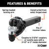 CURT 48006 Combination Ball/Pintle Hook