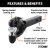 CURT 48007 Combination Ball/Pintle Hook