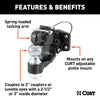 CURT 48190 Combination Ball/Pintle Hook