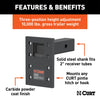 CURT 48323 Adjustable Pintle Mount