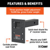 CURT 48324 Adjustable Pintle Mount