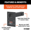 CURT 48325 Adjustable Pintle Mount