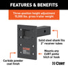 CURT 48328 Adjustable Pintle Mount