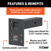 CURT 48329 Adjustable Pintle Mount