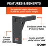 CURT 48342 Adjustable Pintle Mount