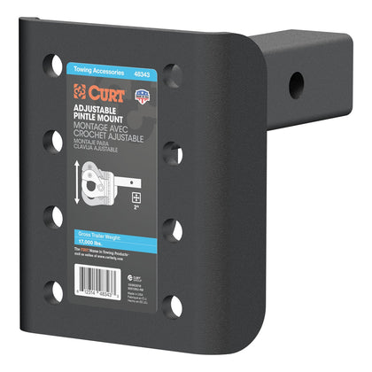 CURT 48343 Adjustable Pintle Mount