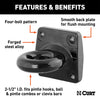 CURT 48550 Forged 4 Bolt Drawbar
