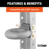 CURT 48600 Adjustable Eye Drawbar