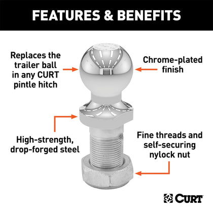 CURT 48810 Balls For Pintle