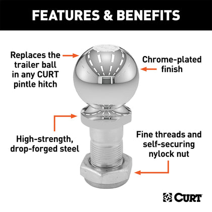 CURT 48830 Balls For Pintle