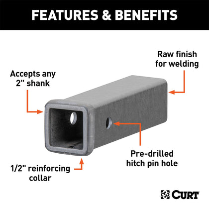 CURT 49090 Receiver Tube