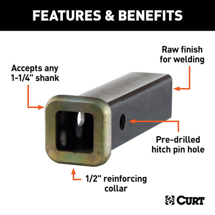 CURT 49506 Receiver Tube