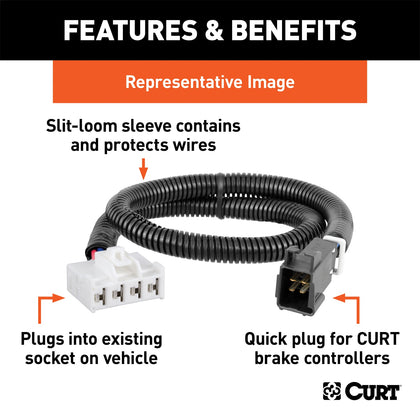 CURT 51323 Brake Control Adapter Harness