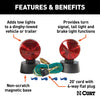 CURT 53200 Magnetic Towing Lights