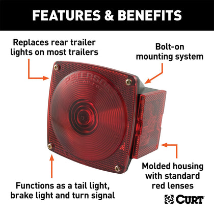 CURT 53440 Combination Light
