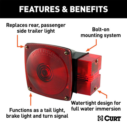 CURT 53452 Submersible Combination Light