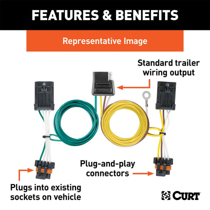 CURT 55317 Custom Wiring Harness