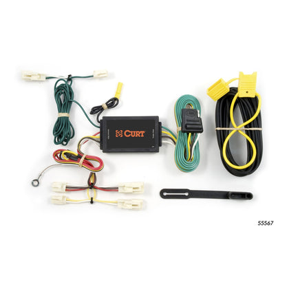 CURT 55567 Custom Wiring Harness Fits 03-19 3 6 Camry Corolla CX-7 FJ Cruiser