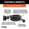 CURT 56000 Custom Wiring Harness Extension
