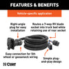 CURT 56001 Custom Wiring Harness Extension