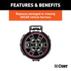CURT 56229 7-Way USCAR Electrical Connector