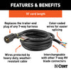CURT 56623 Replacement 7-Way RV Blade Harness