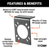 CURT 57206 Trailer Wire Connector Bracket