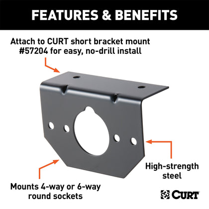 CURT 57208 Trailer Wire Connector Bracket