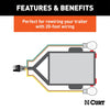 CURT 57220 4-Way Flat Connector Plug